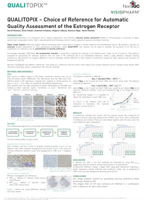 Choice of Reference for Automatic Quality Assessment of the Estrogen Receptor