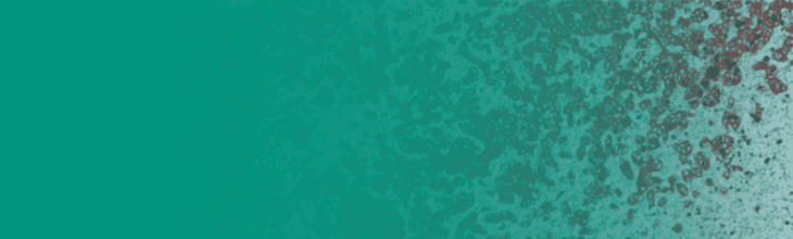 analysed tissue image with green overlay