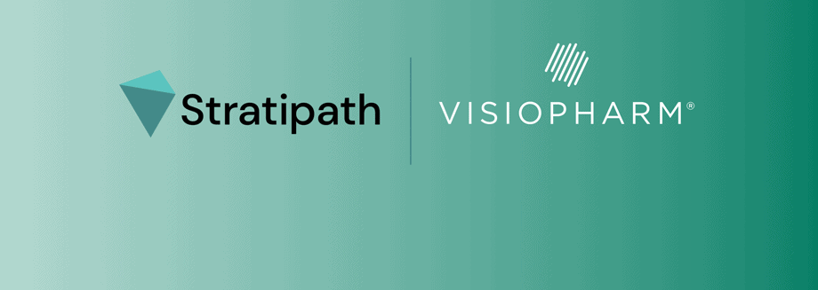 Logos of Stratipath and Visiopharm